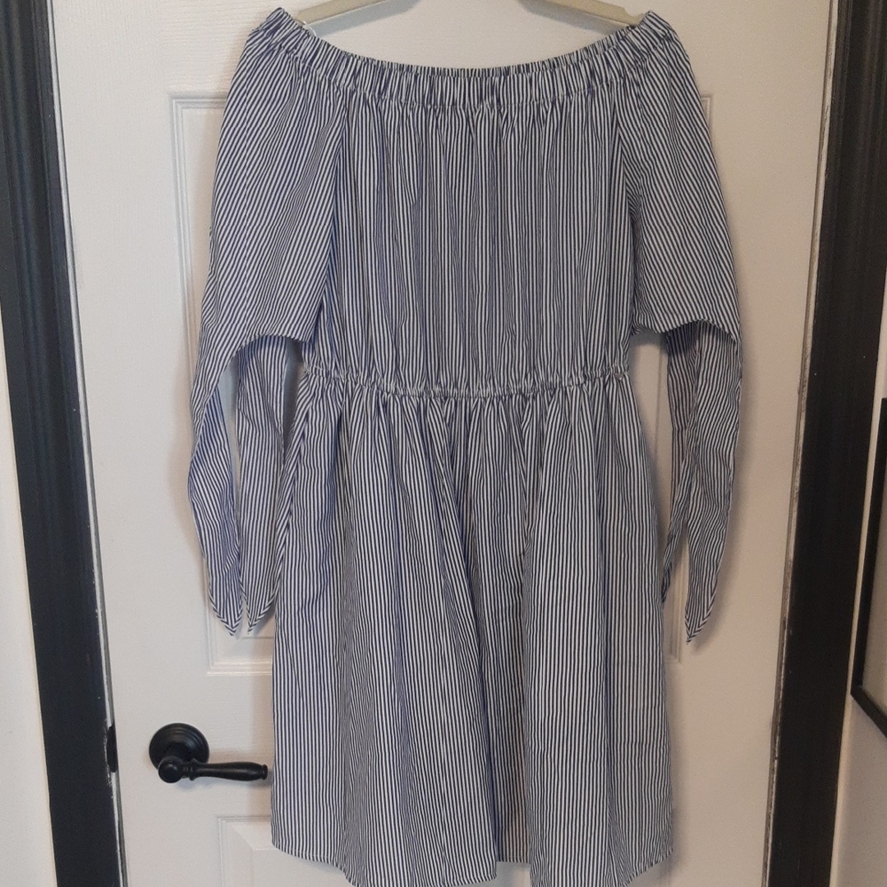 Guess Navy and White Striped Apparel
